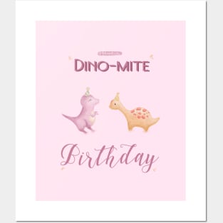 Dinosaur birthday Posters and Art